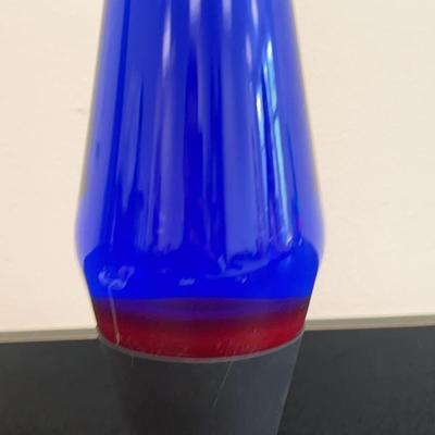 Mathmos Blue & Black Lava Table Lamp