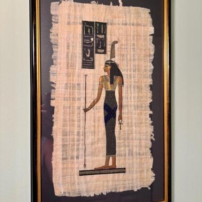 Egyptian papyrus art