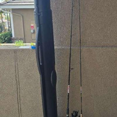 Cg134 jumbo airliner case with rod