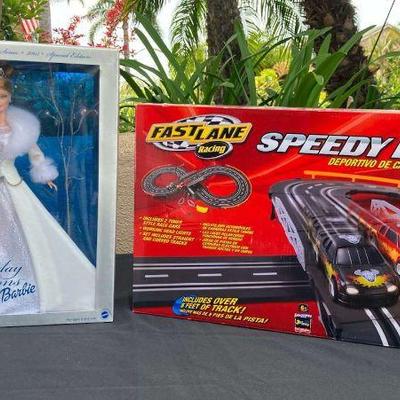 Cg178 holiday visions barbie speedy racer
