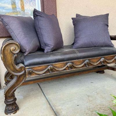 Cg152v upholstered bench
