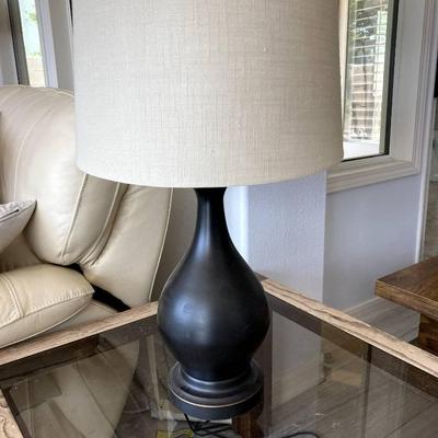 Black Table Lamp With Shade