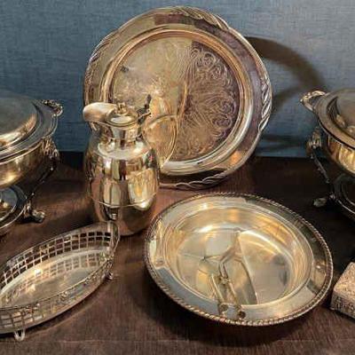 Silverplate servingware 1