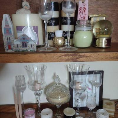Candles and decor
