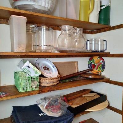 Pitchers containers, peeler and more