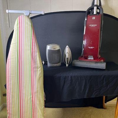 Vacuum cleaner, iron, and heater