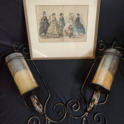 Sconces, framed Godley's fashions