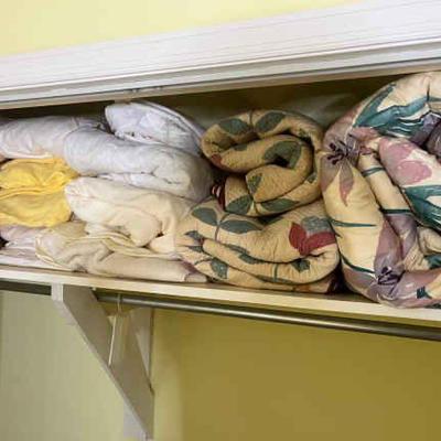 Linens comforters and blankets