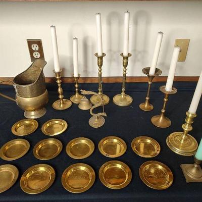 Brass and copper items