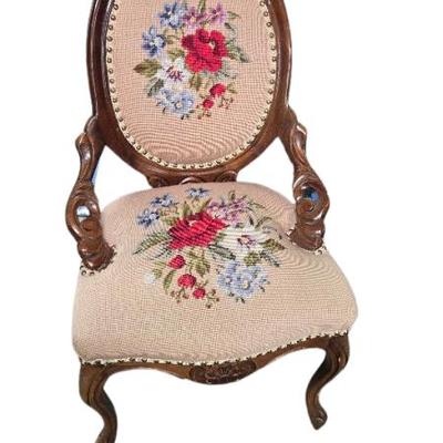 needle point chair