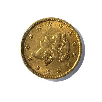 Gold 1853 Liberty Head Dollar (C15)