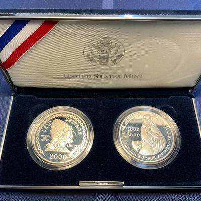 Leif Erickson U.S & Icelandic Two Coin Proof Set (C32)