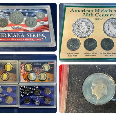 U.S Sets & Proof Sets + Silver Eisenhower (C39)