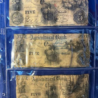 Three Agricultural Bank of Tennessee $5 Notes (C1)