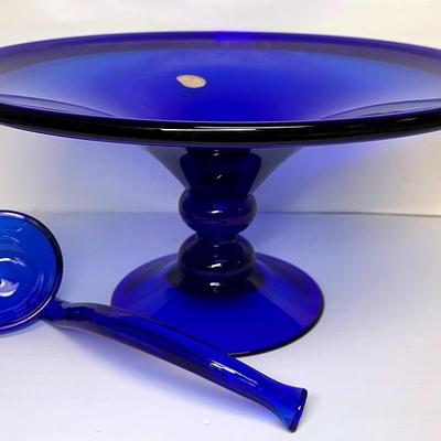 "Crystal Clear" Murano glass bowl and Spoon 
