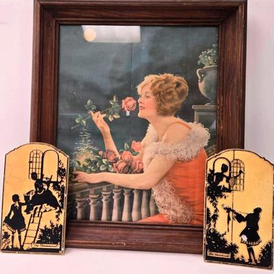 Painted Silhouette Plaster Tiles and More