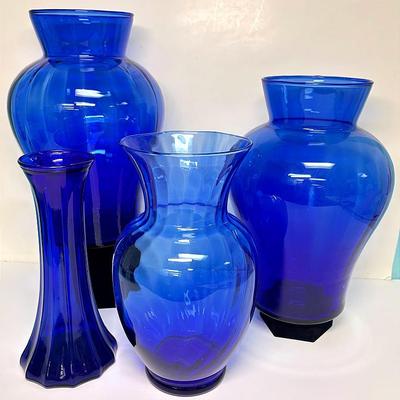 Cobalt Blue Big Vases Assortment 