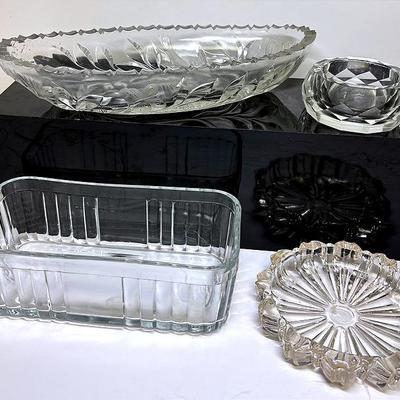 Vintage Crystal Ashtray and More 