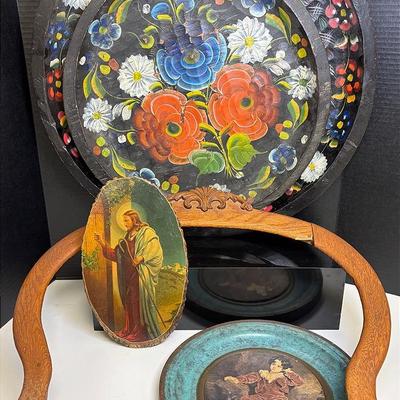 Vintage Mexican Batea Bowls, Decor, and More 