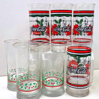 Fast Food Franchise Vintage Christmas Glassware