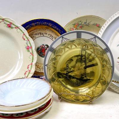 Amber Depression Glass Saucers and More