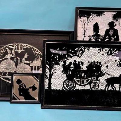 Reverse Silhouette Paintings
