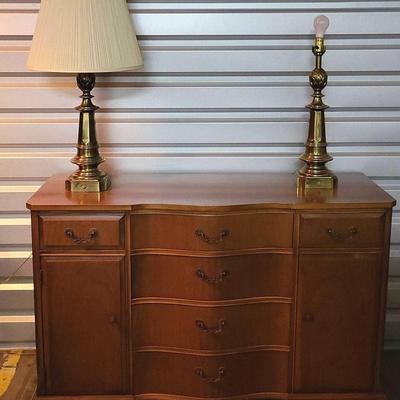 Craddock Cabinet + (2) Lamps (1122)