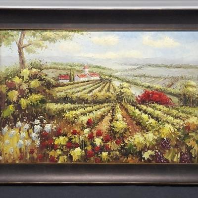 Tuscan Vineyard Landscape (1100)