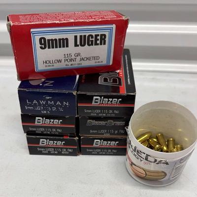 9mm Luger A-M-M-O Lot 2 (1100)