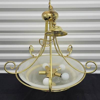Gold-Toned Ceiling Fixture (1100) 