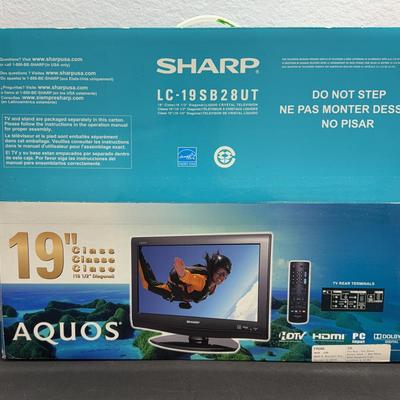 19” Sharp Aquos TV (1234)
