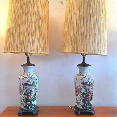 Tall Lamp Pair Plus One- Need Rewiring