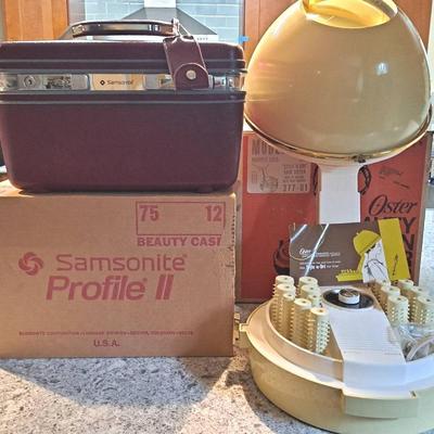 Samsonite Beauty Case and Oster Beauty Salon Hair Dryer