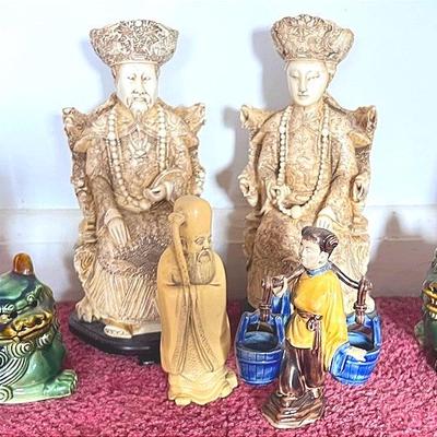 Chinese Sculptures from Emperors To A Mudwoman & Foo Dogs