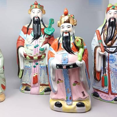 Chinese Deity Figurines 