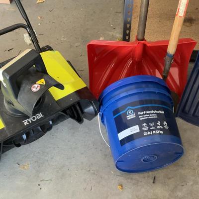 Winter Lot Ryobi 40v Snowthrower And Accessories