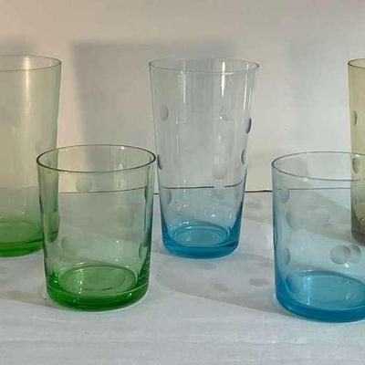 Colored Polkadot Glasses 