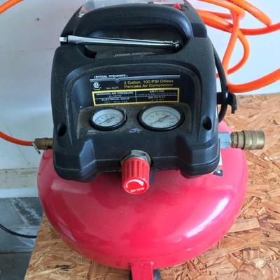 Central Pneumatic 3 Gallon,100 Psi Pancake Air Compressor