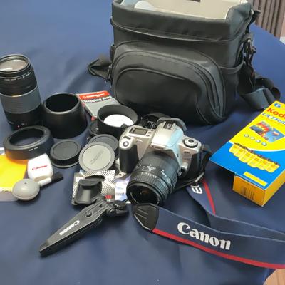 Canon Rebel 2000 Camera With Bag And Accessories