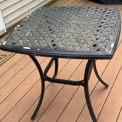 Metal Outdoor Patio Table 