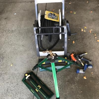 Suncast Hose Reel With Hose And Sprinklers Plus