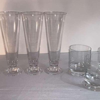 Lenox Glasses And Vase 
