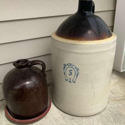 Two Stoneware Jugs
