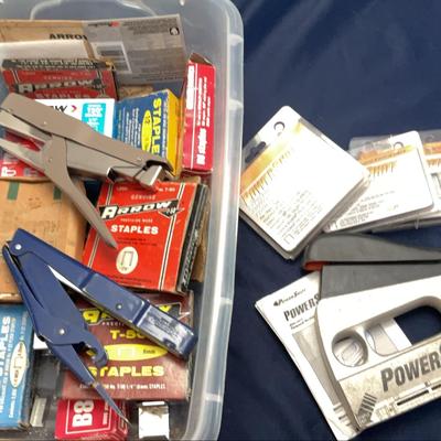 Stapler Staple Gun Lot 