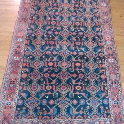 Red And Blue Oriental Area Rug