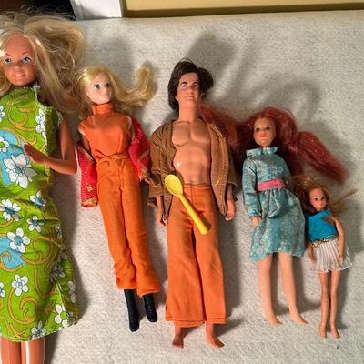 Vintage Barbies And Ken
