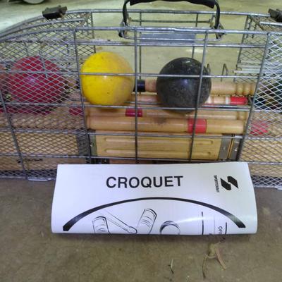 Croquet Set With Carrying Case