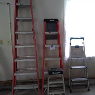 8, 6, 4, And 2 Foot A Frame Ladders