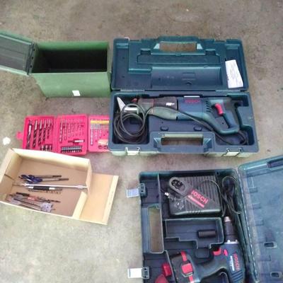 Bosch Reciprocating Saw And Drill