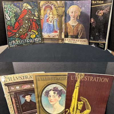 Vtg.I’llustration a French weekly magazine Collection 1933-1939